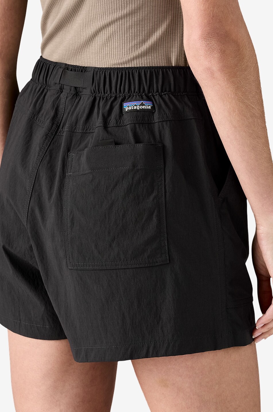 PATAGONIA Jupe-short courte en tissu technique Outdoor Everyday Femme NOIR 4