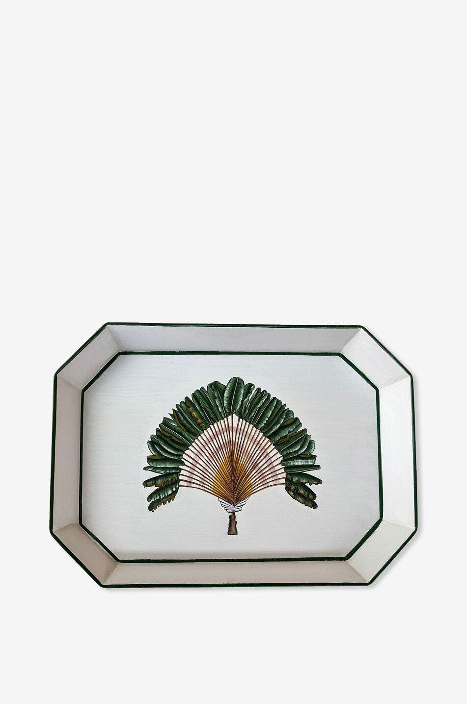 LES OTTOMANS Plateau octogonal en fer peint à la main Fauna - L43 Maison MULTICOLORE 1