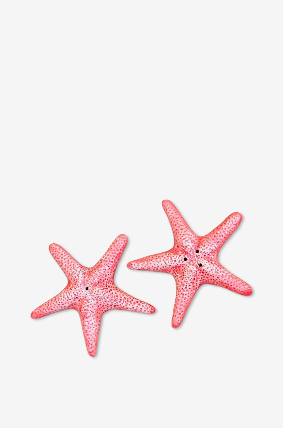 LES OTTOMANS Salière et poivrier en céramique peinte à la main étoile de mer Maison MULTICOLORE 1
