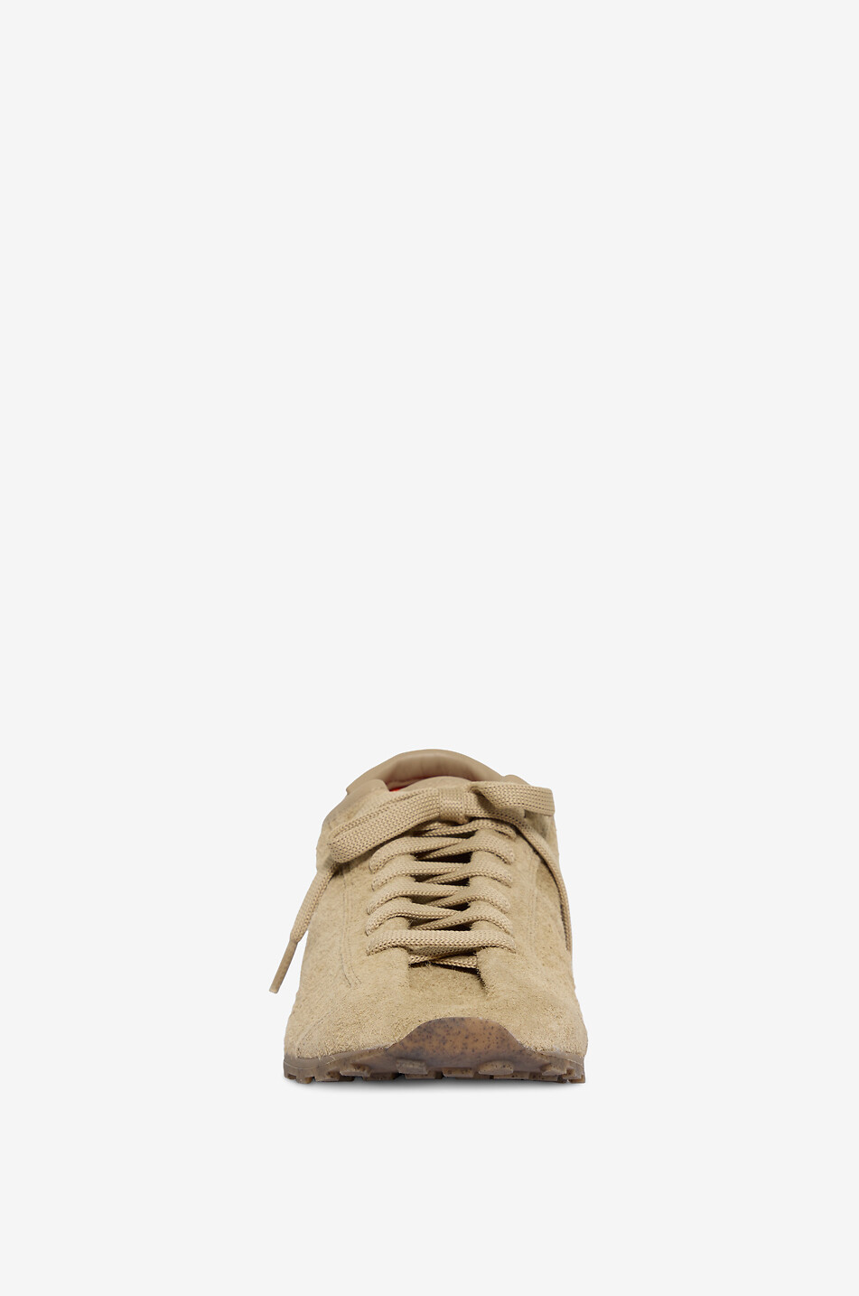 JACQUEMUS Niedrige Schnürsneakers aus Wildleder Les Tennis Herren BEIGE 2