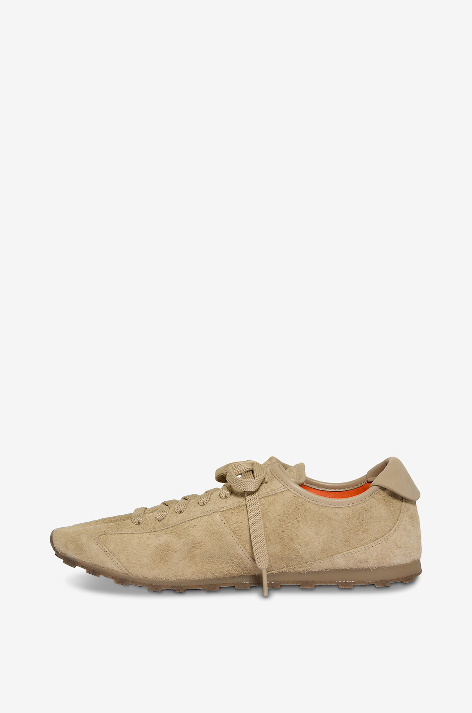 JACQUEMUS Niedrige Schnürsneakers aus Wildleder Les Tennis Herren BEIGE 3