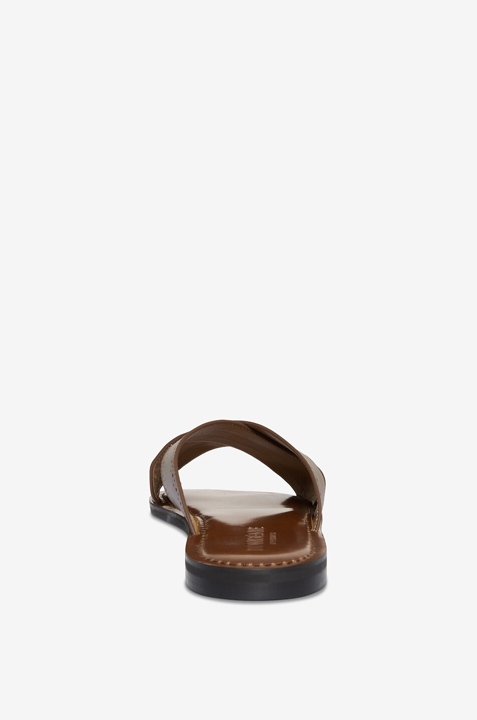 BONGÉNIE Sandales en cuir perforé Sidu Homme MARRON MOYEN 4