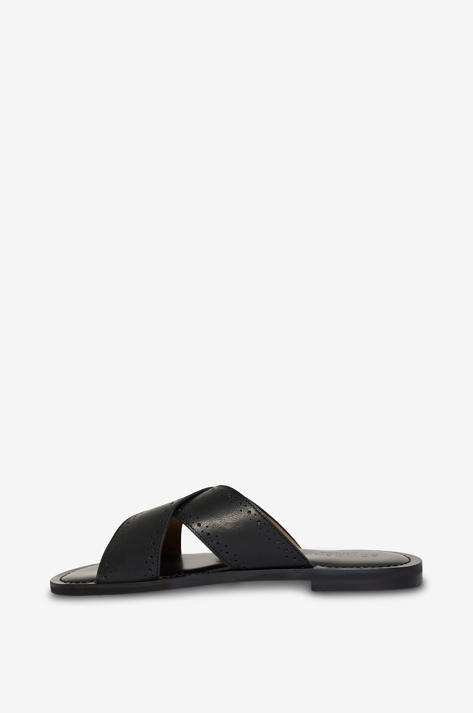 BONGÉNIE Sandales en cuir perforé Sidu Homme NOIR 3