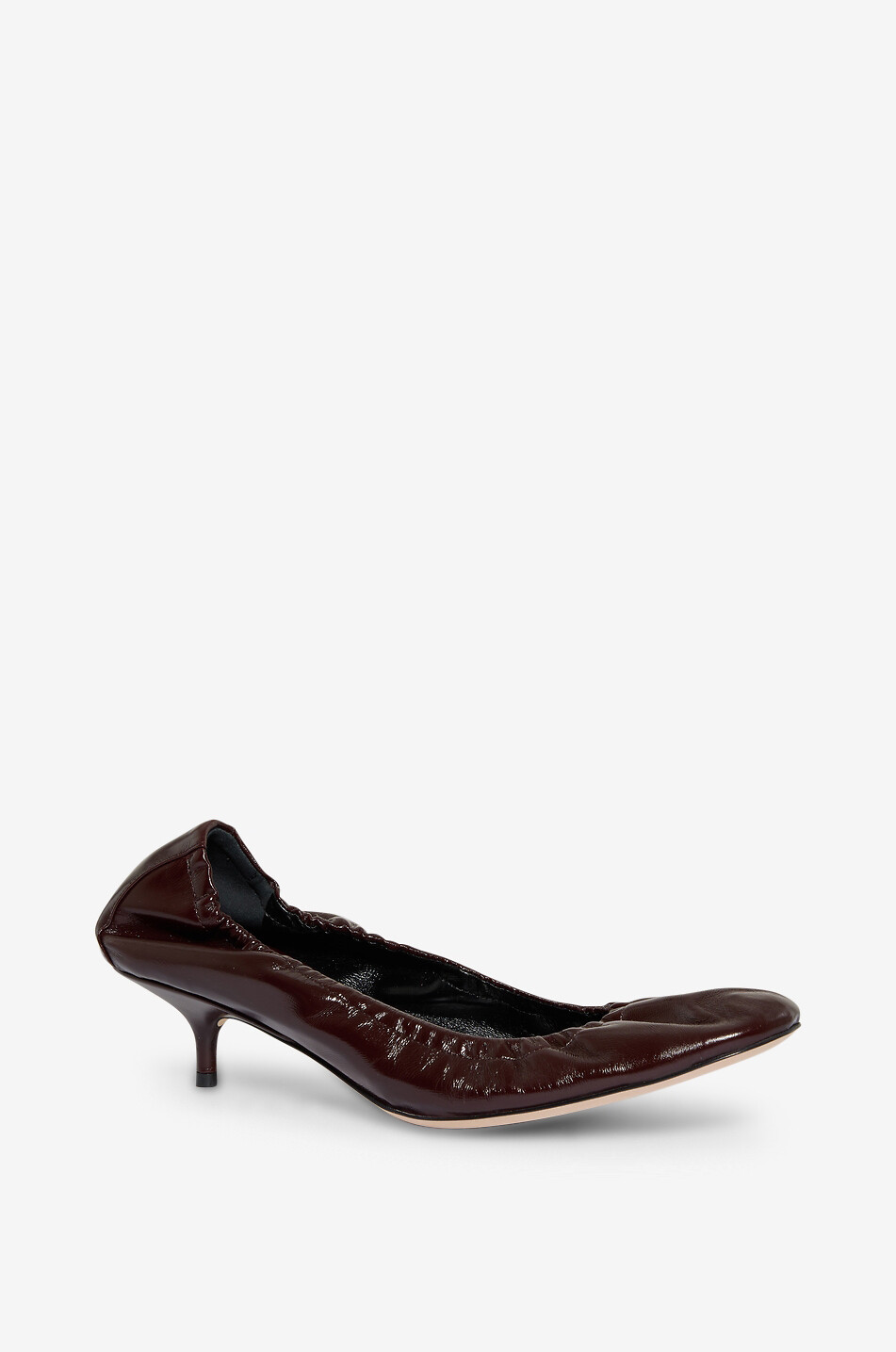 Low Pucker Pump 45 leather court shoes