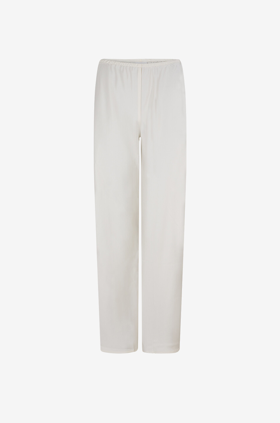 REFORMATION Gale satin mid-rise wide-leg trousers Women WHITE 1