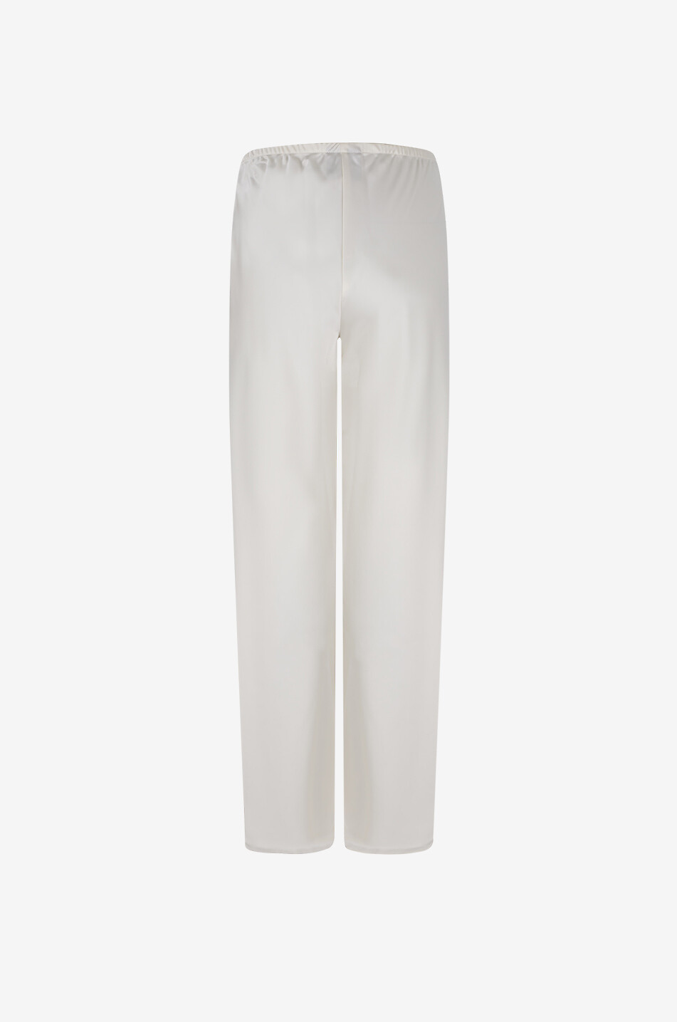 REFORMATION Gale satin mid-rise wide-leg trousers Women WHITE 2