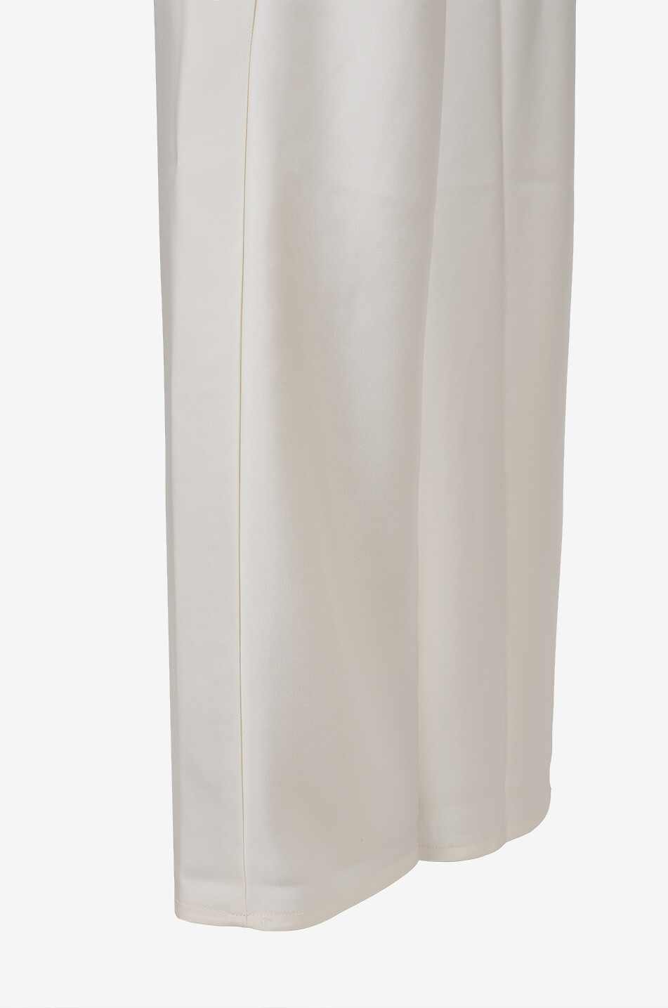 REFORMATION Gale satin mid-rise wide-leg trousers Women WHITE 11