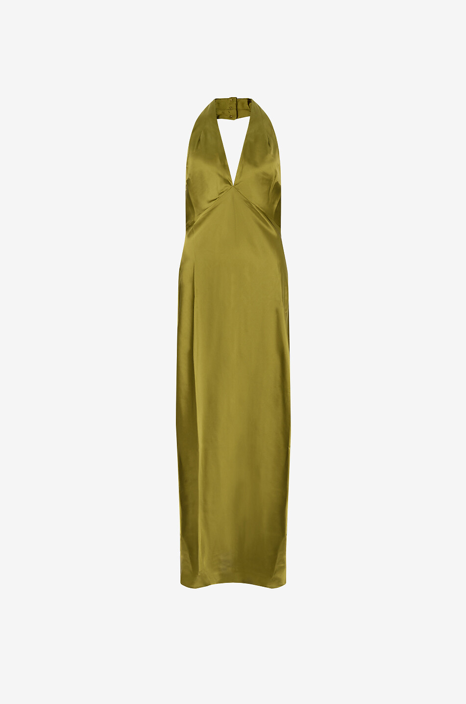 Lilibeth sleeveless silk cape dress - REFORMATION - LIGHT YELLOW - Bongnie