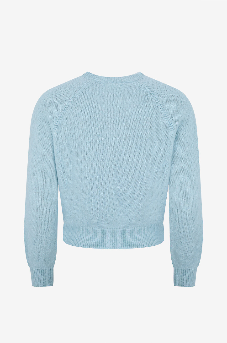 DÔEN Cardigan mit Rundhalsausschnitt aus Alpaka und Wolle Petra Damen HELLBLAU 2