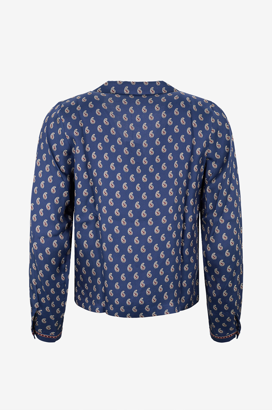 DÔEN Hemd aus Seide und Viskose mit Paisley-Muster Elene Damen BLAU 2