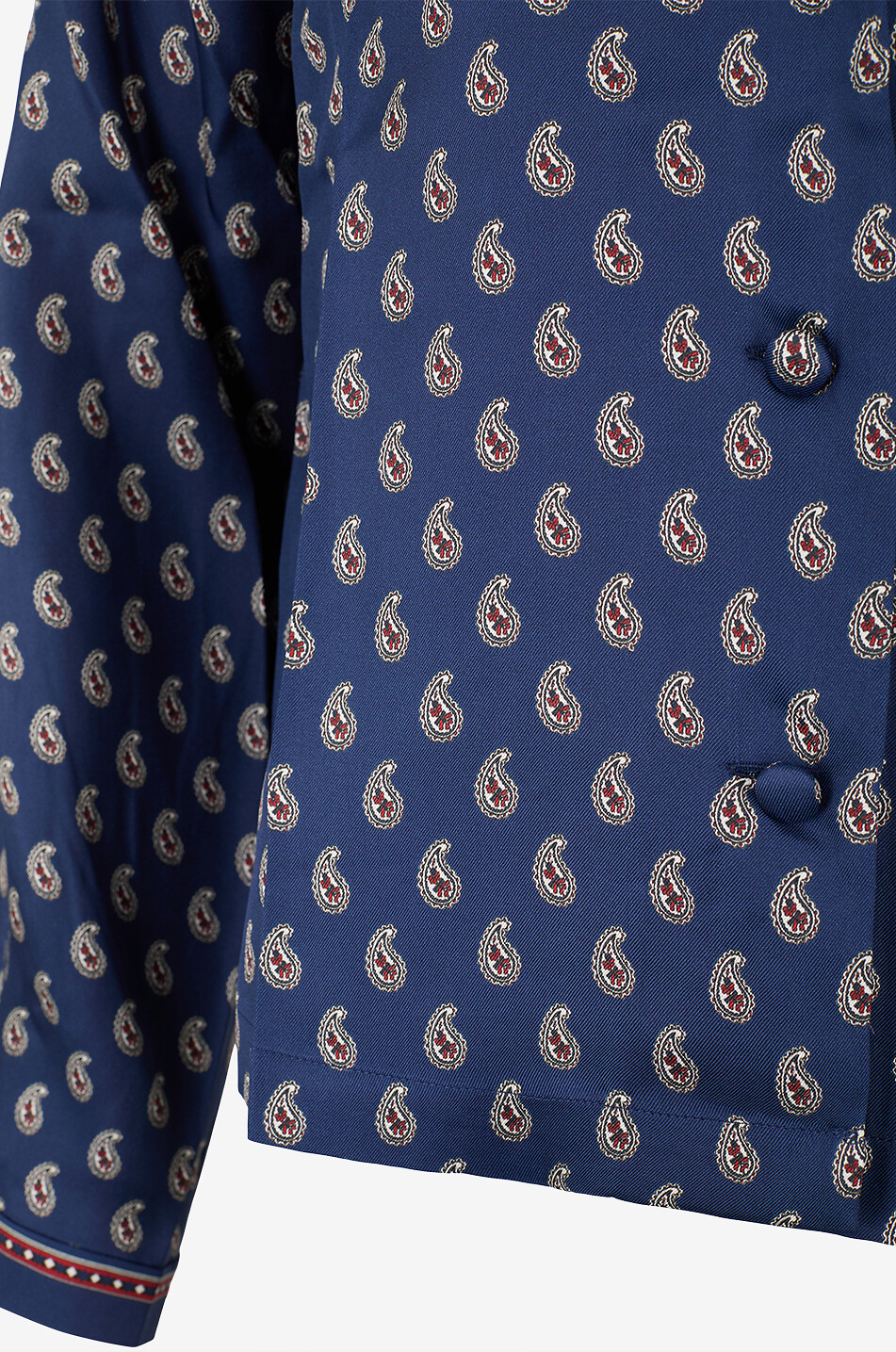 DÔEN Hemd aus Seide und Viskose mit Paisley-Muster Elene Damen BLAU 3
