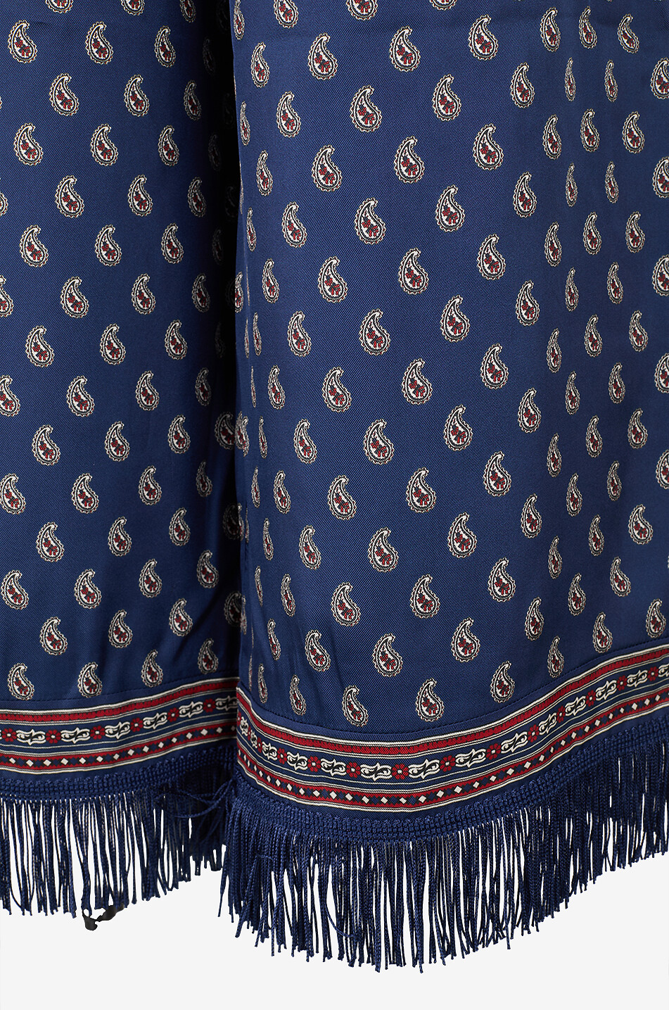 DÔEN Gerade Hose mit Print aus Seide und Viskose Lavon Damen BLAU 3