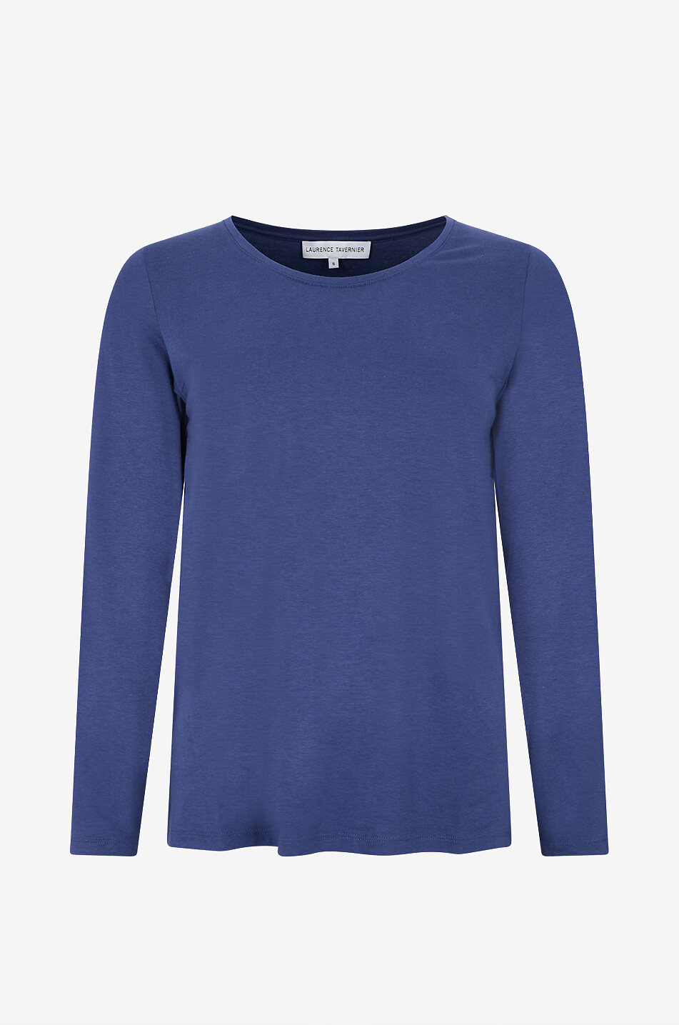 T-shirt de pyjama à col rond en coton mélangé