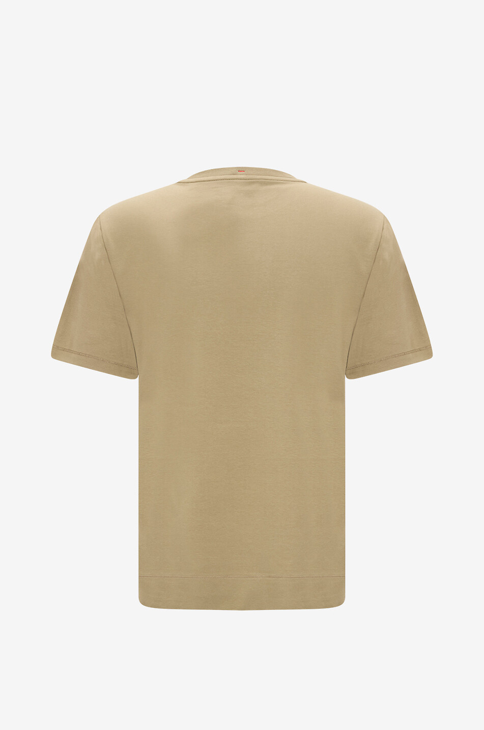 MONCLER GRENOBLE T-shirt à col rond en coton avec logo brodé Homme KAKI 2