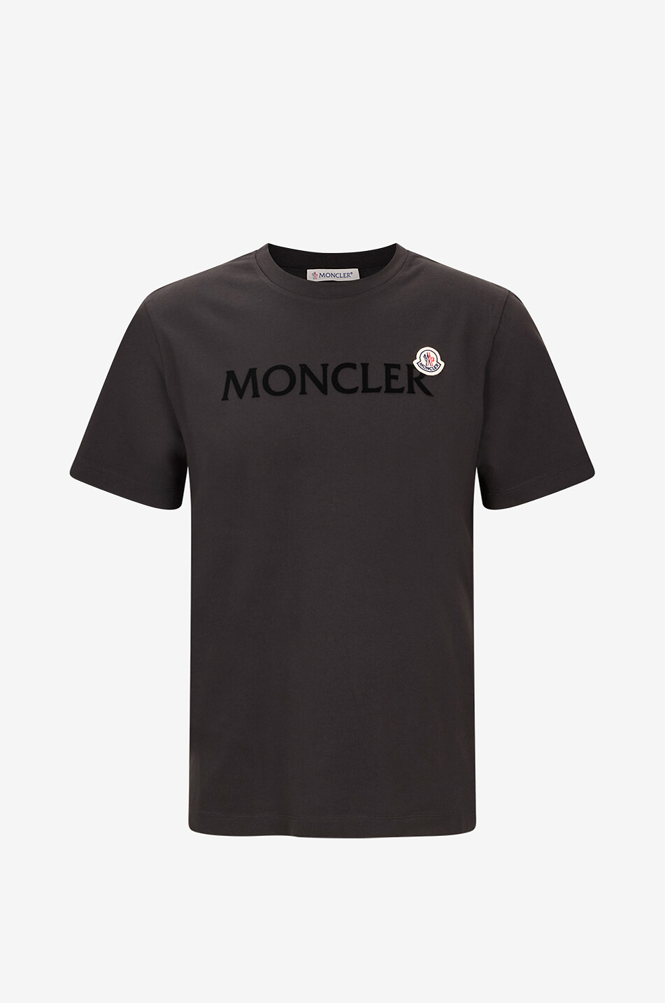 MONCLER ブラックー Tシャツ Kurzarm-T-Shirt mit Graffiti-Logo - MONCLER - SCHWARZ - Bongénie