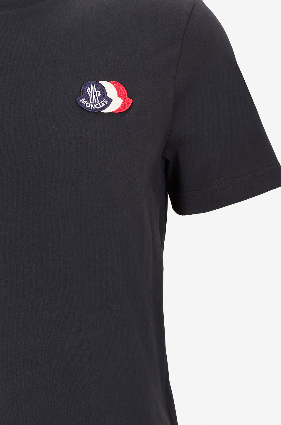 MONCLER Round-neck jersey cotton t-shirt Men DARK BLUE 3