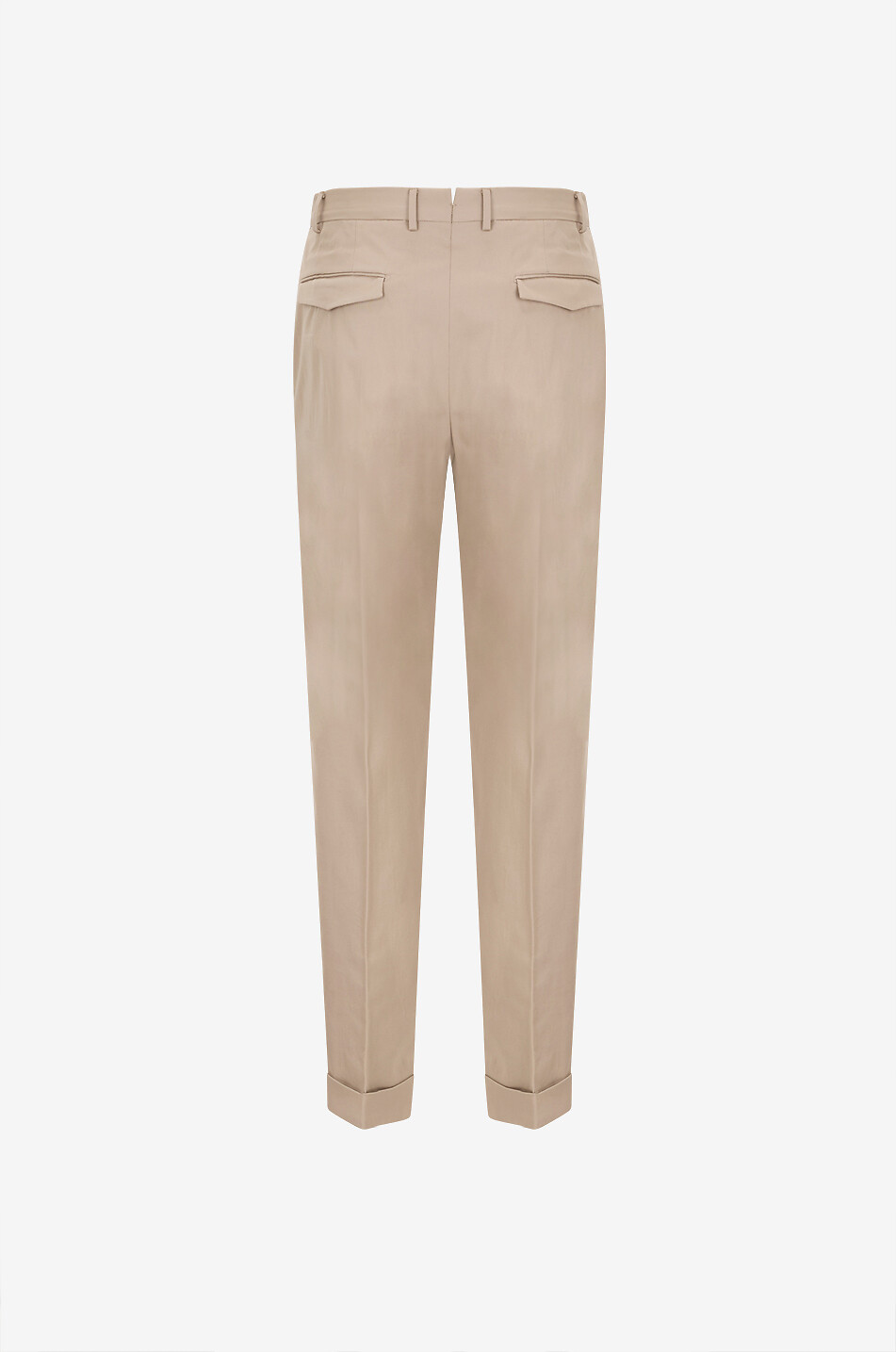 PT TORINO Gerade Hose aus Baumwolle und Seide Herren BEIGE 2