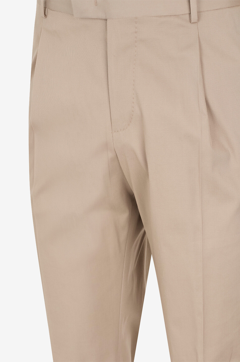 PT TORINO Gerade Hose aus Baumwolle und Seide Herren BEIGE 3
