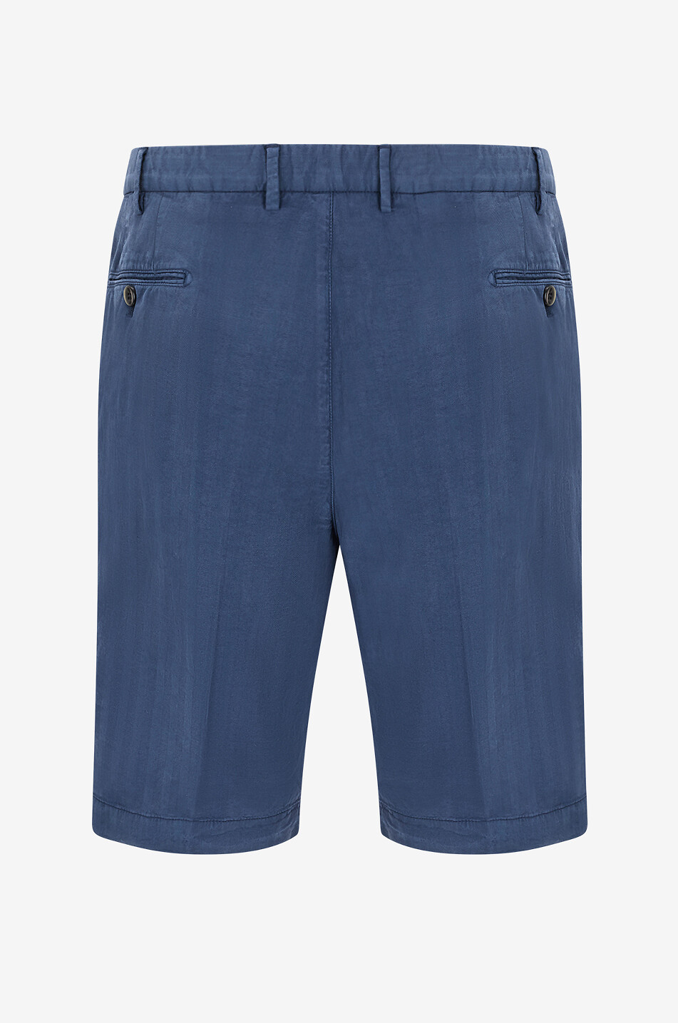 PT TORINO Bermuda shorts in linen cotton viscose blend Men DARK BLUE 2