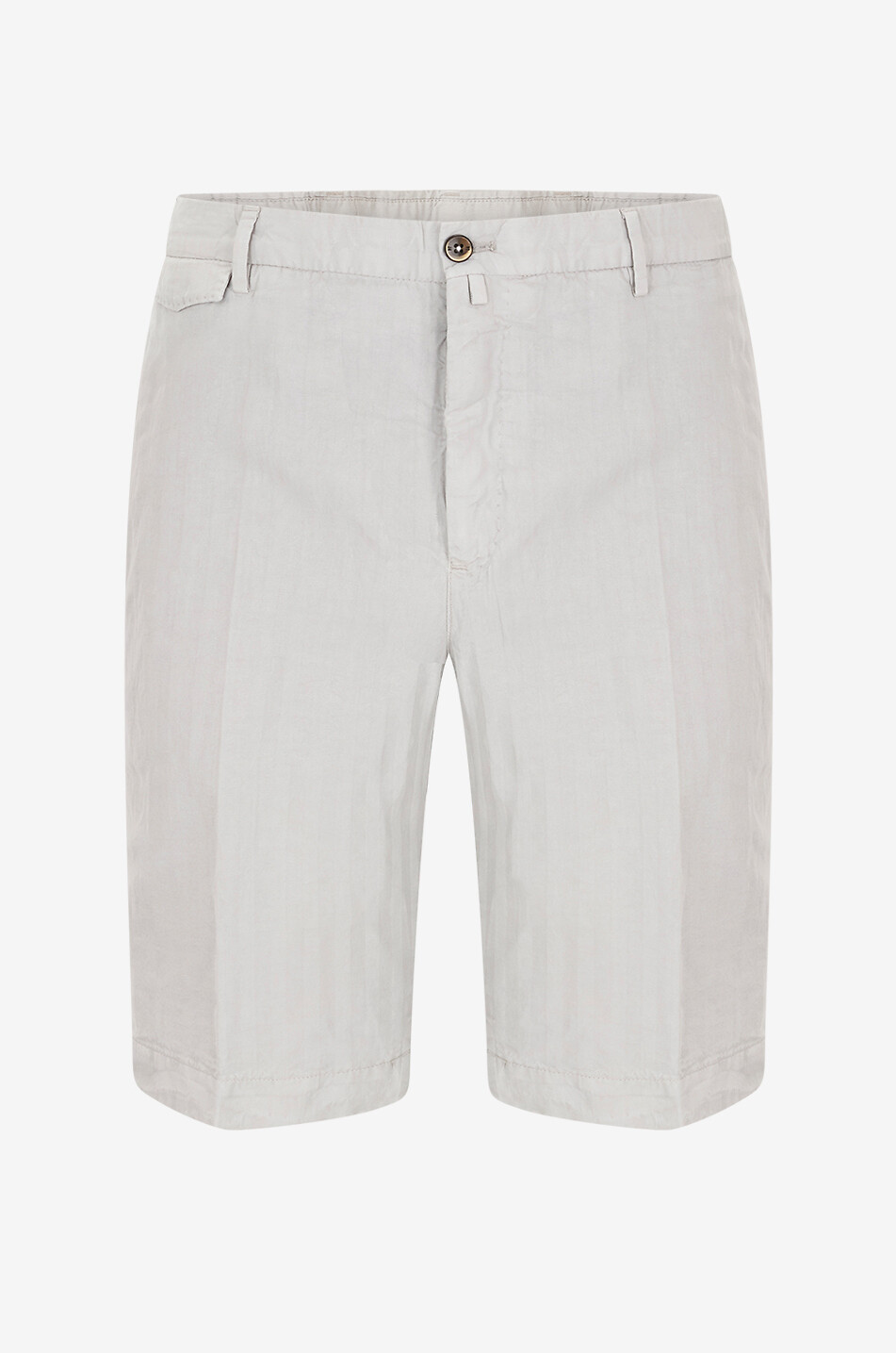 Bermuda shorts in linen cotton viscose blend