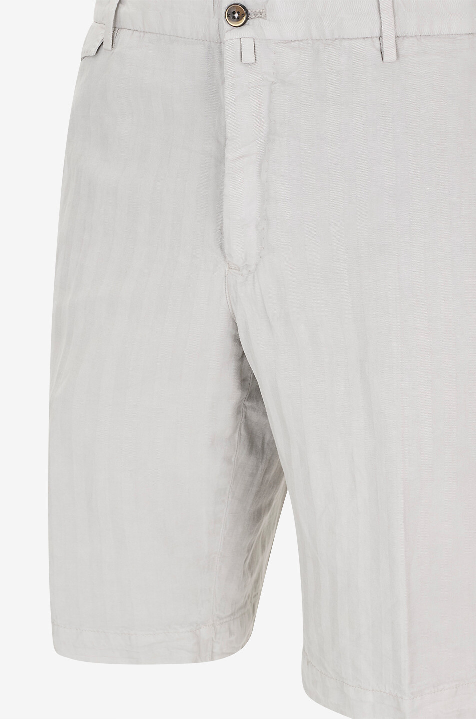 PT TORINO Bermuda shorts in linen cotton viscose blend Men LIGHT GREY 3