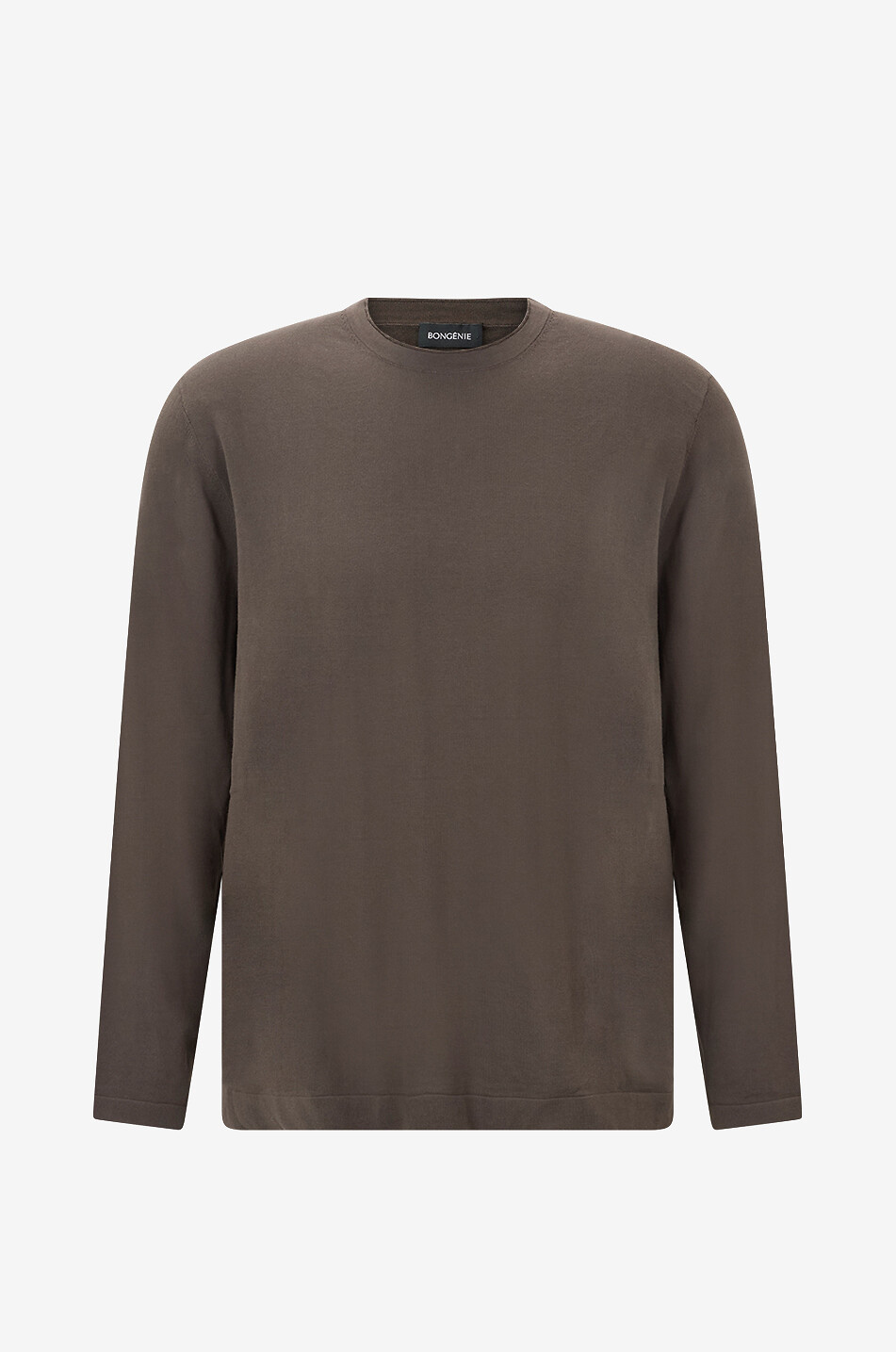 Crewneck jumper in cotton jersey