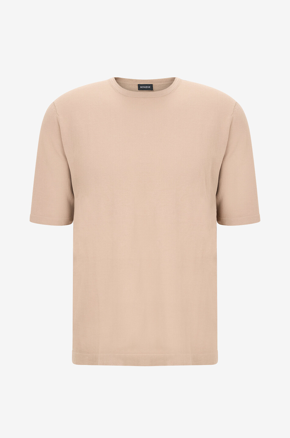 Round-neck cotton t-shirt