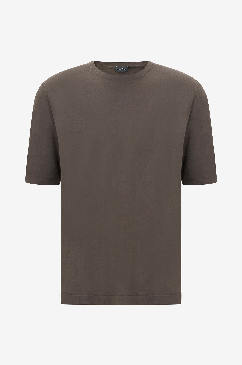 Round-neck cotton t-shirt