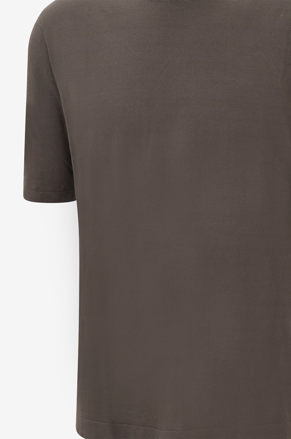 BONGENIE Round-neck cotton t-shirt Men DARK BROWN 3