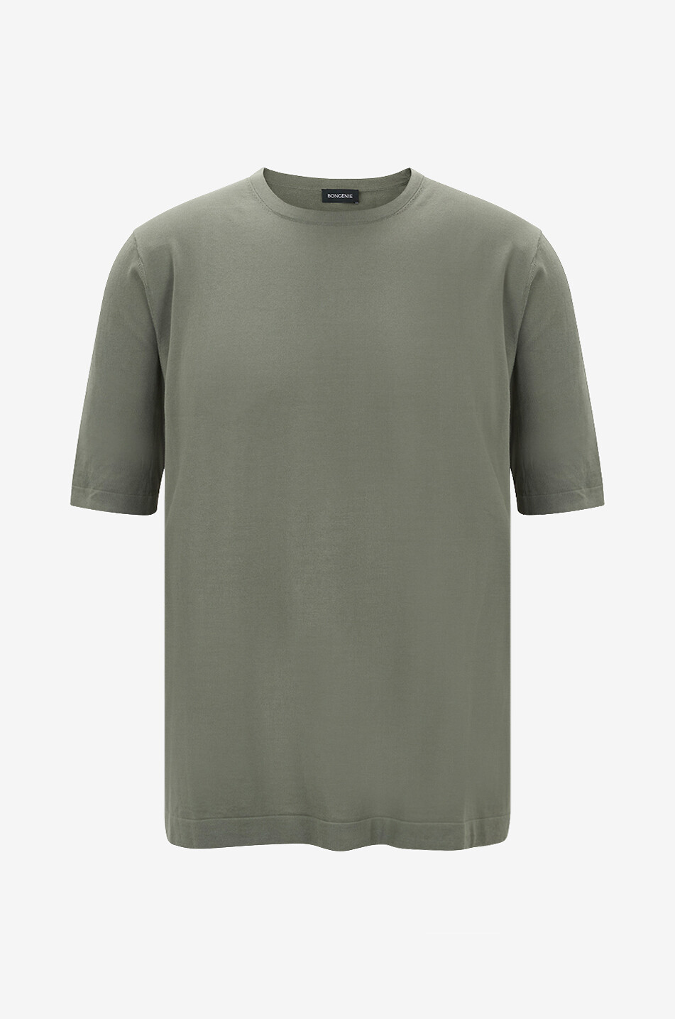 Round-neck cotton t-shirt