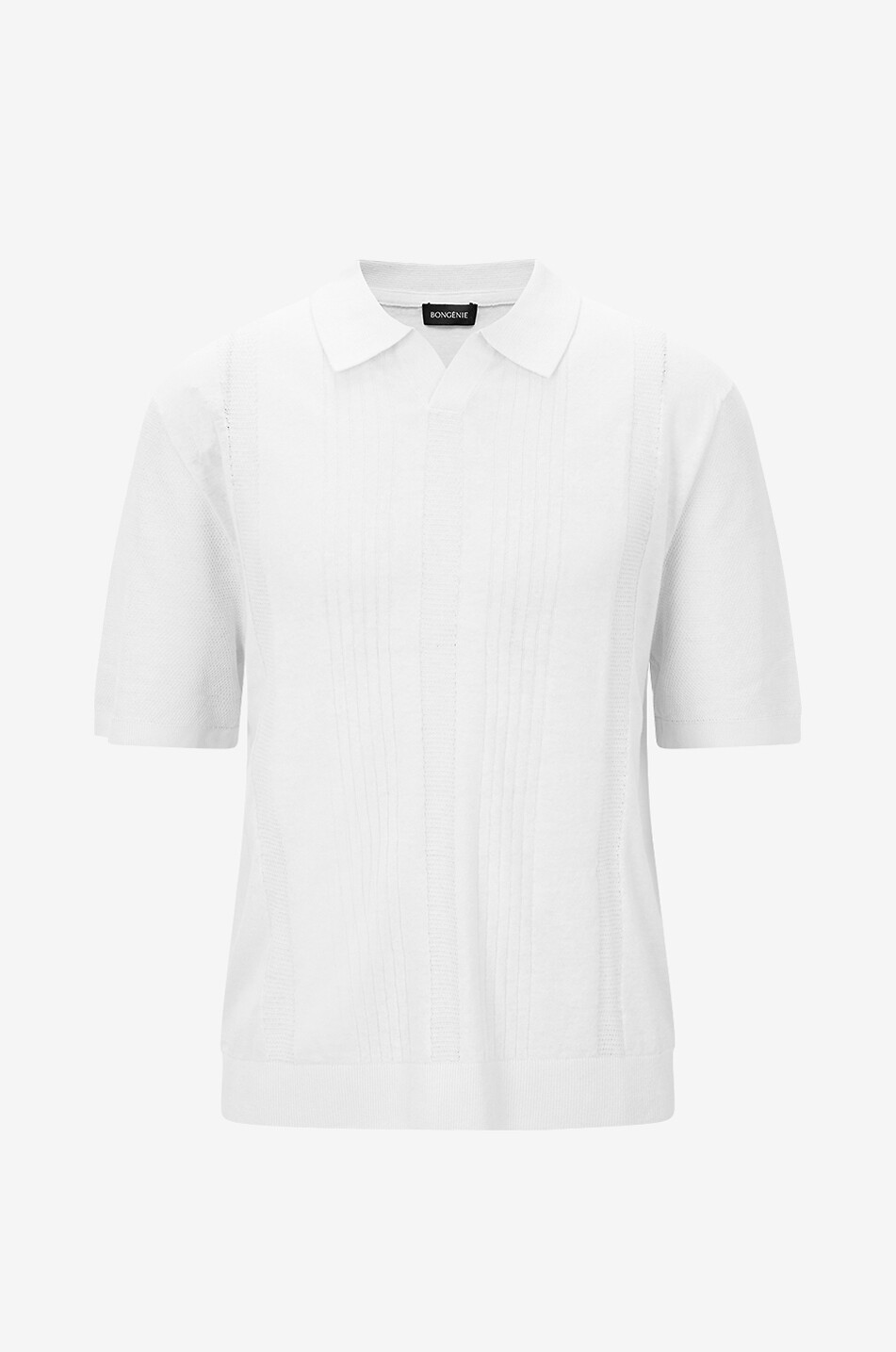 Poloshirt aus Leinen und Baumwolle