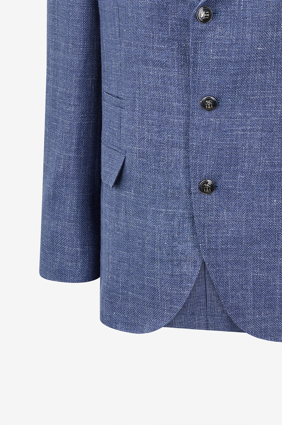 BRUNELLO CUCINELLI Anzug aus Wolle Seide Leinen und Kaschmir Herren BLAU 3