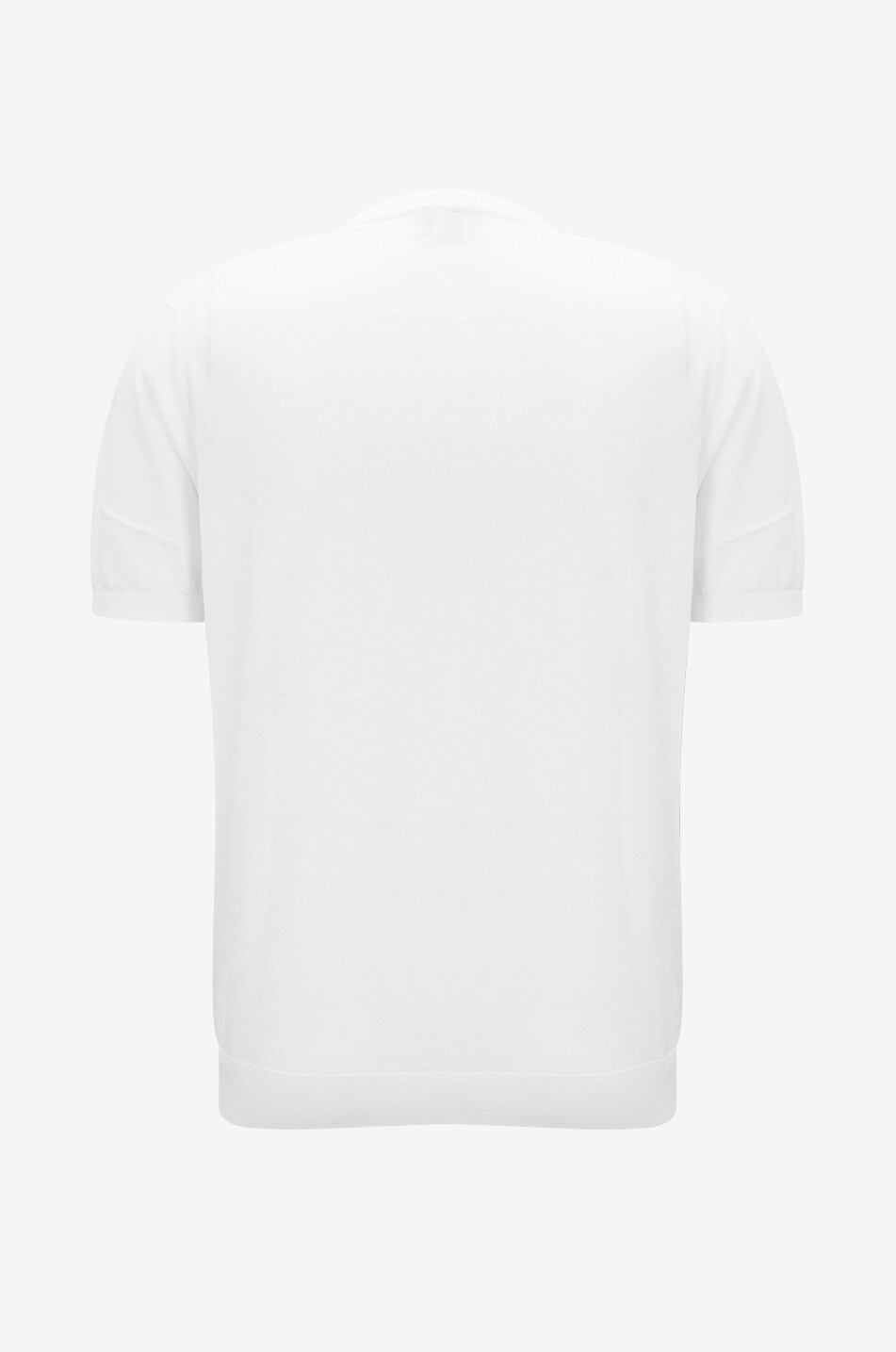 FEDELI Gabriel cotton crewneck jumper Men WHITE 2