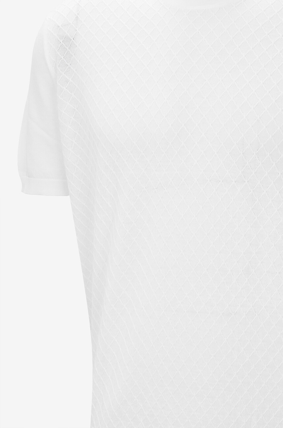 FEDELI Gabriel cotton crewneck jumper Men WHITE 3