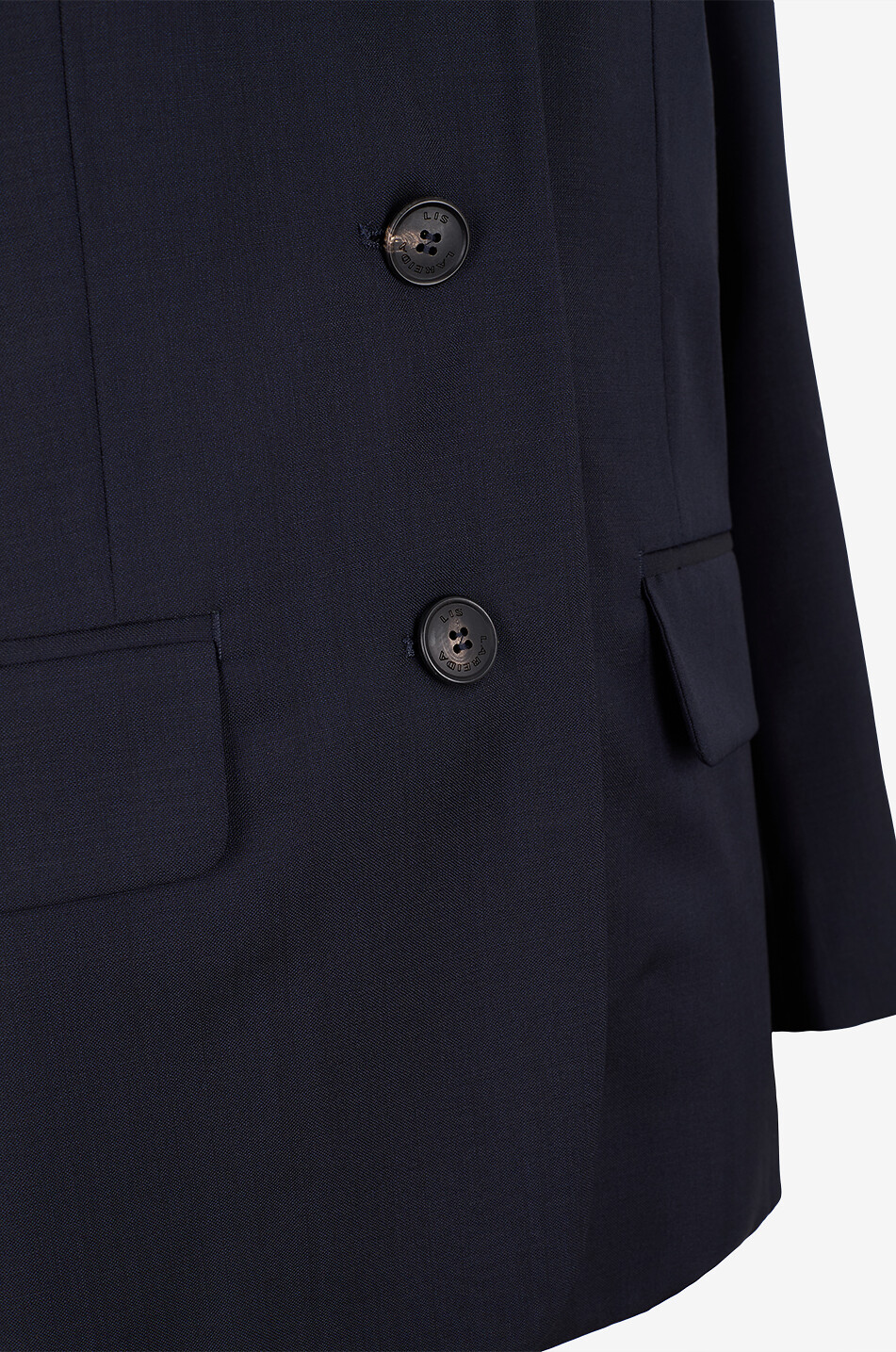 LIS LAREIDA Langer Blazer aus Schurwolle und Mohair Nathalia Damen DUNKELBLAU 4