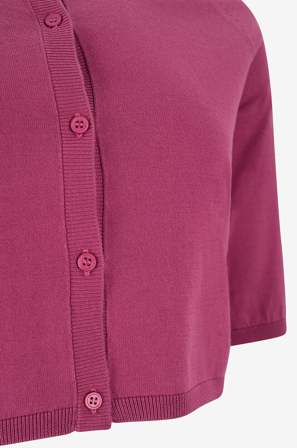 'S MAX MARA Cardigan à col rond en coton Pam Femme ROSE 3