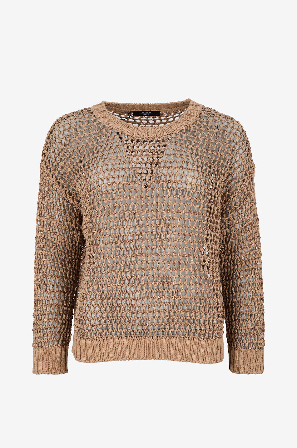 Pullover mit Rundhalsausschnitt aus Leinen und Baumwolle Doniri