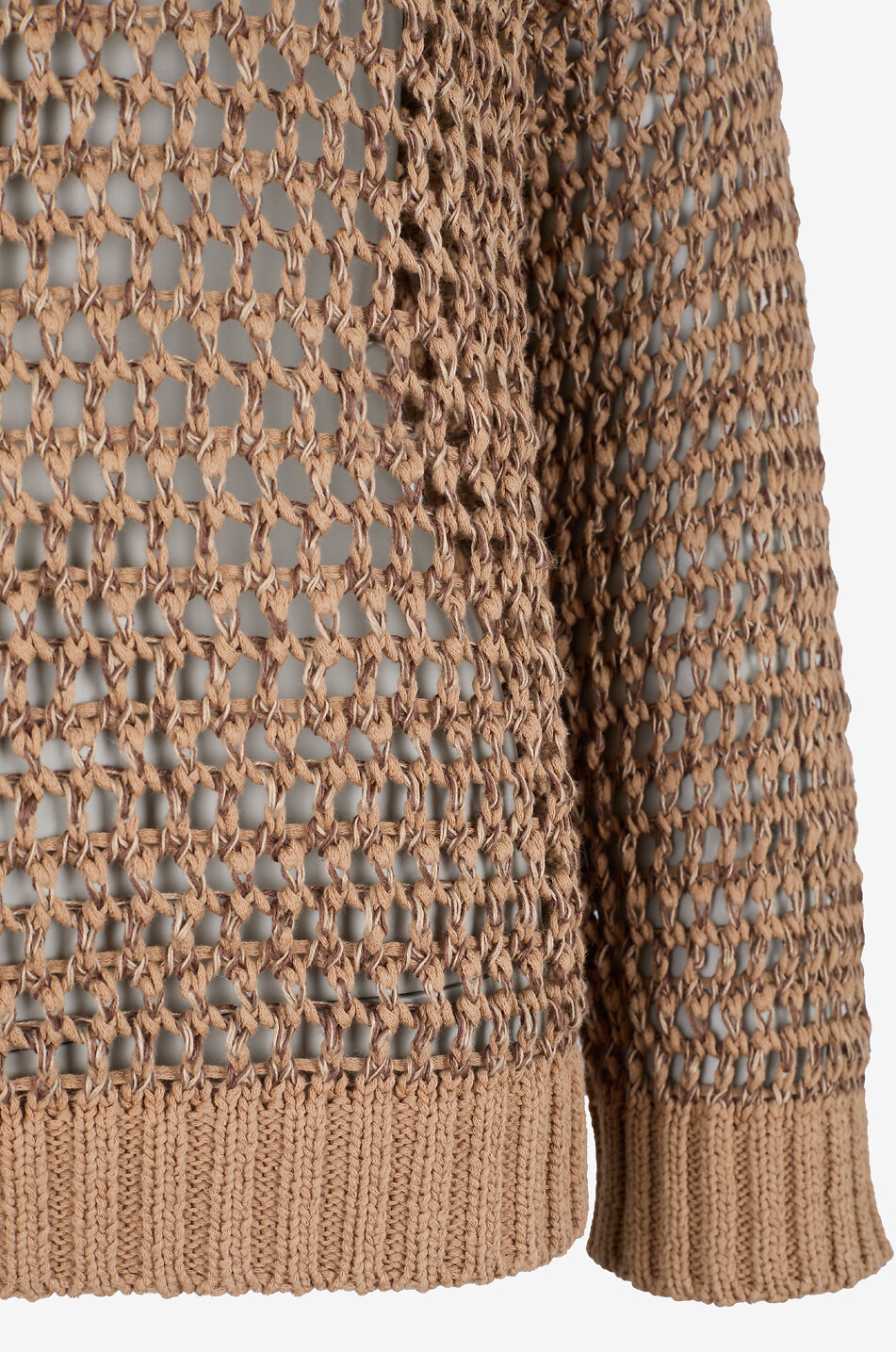 WEEKEND MAX MARA Pullover mit Rundhalsausschnitt aus Leinen und Baumwolle Doniri Damen BRAUN 3