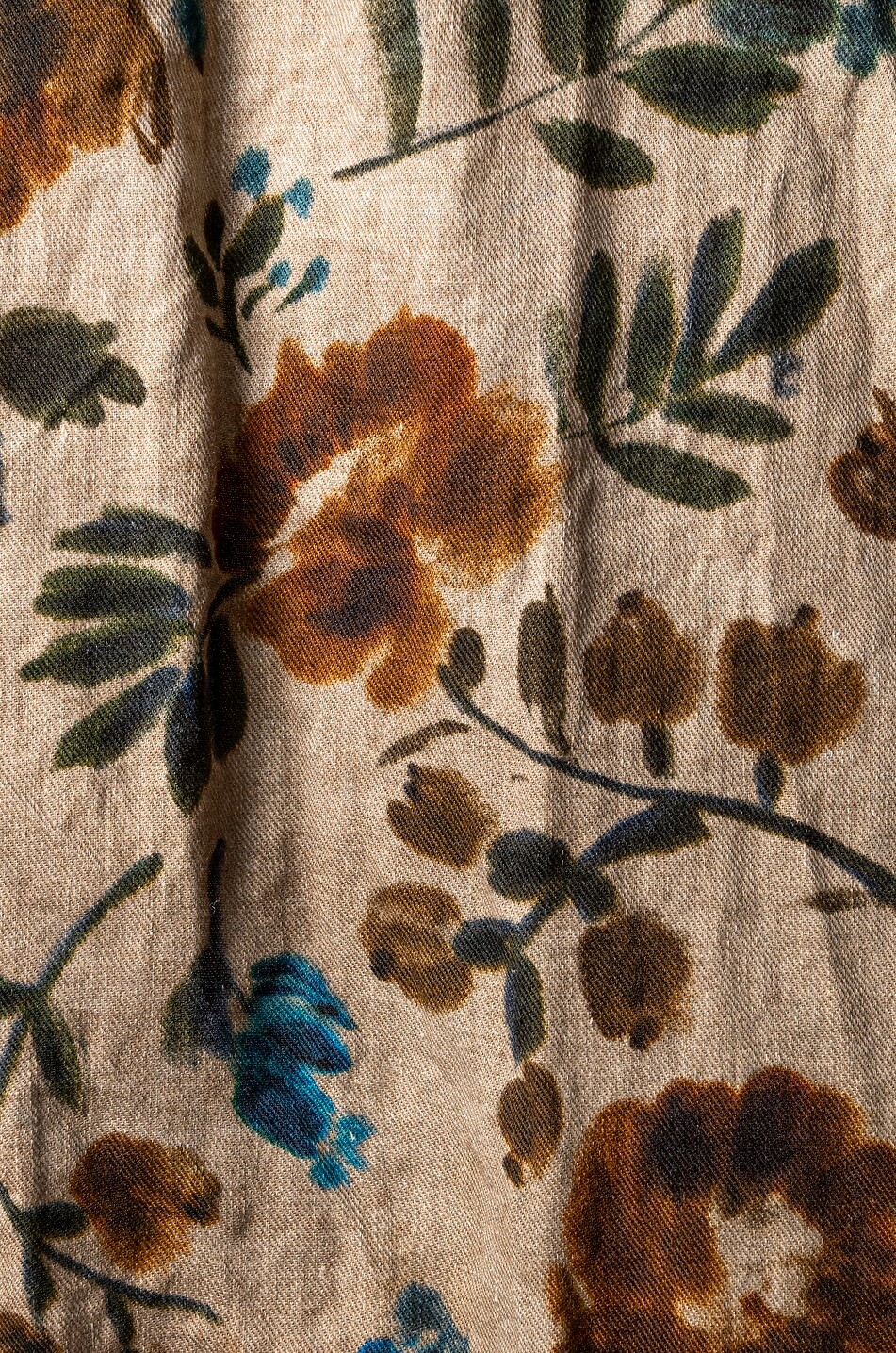 THE HOUSE OF LYRIA Plaid en lin à motifs floraux Firmamento - 190 cm Maison MULTICOLORE 3