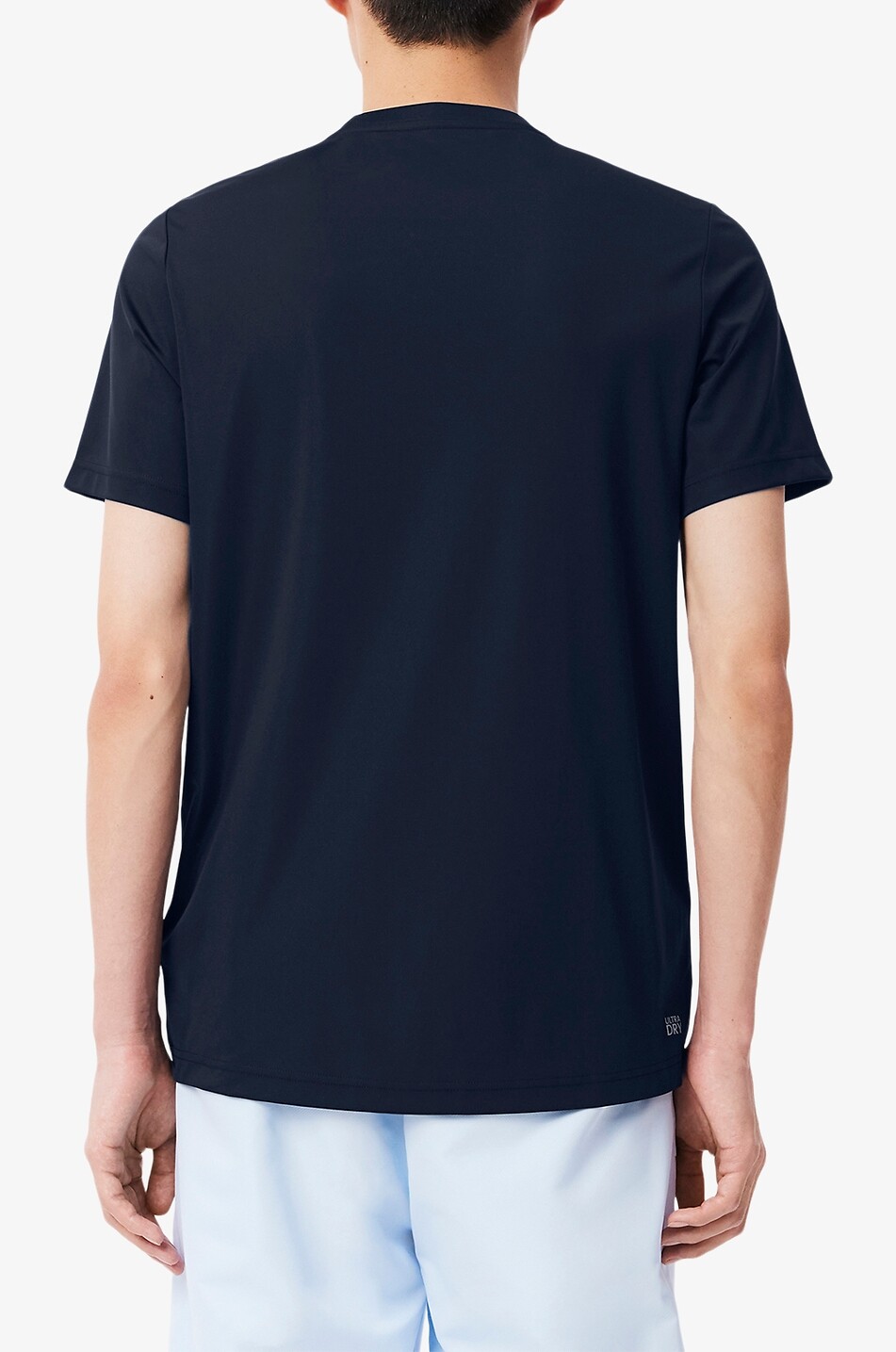 LACOSTE T-Shirt mit Rundhalsausschnitt aus Jersey mit UV-Schutz Herren DUNKELBLAU 4