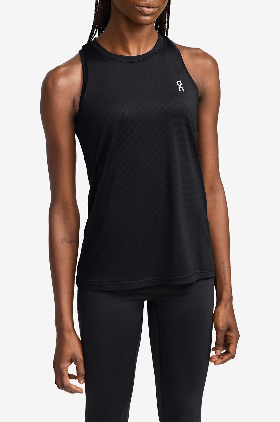 ON Core close-fit round-neck tank top Women BLACK 2