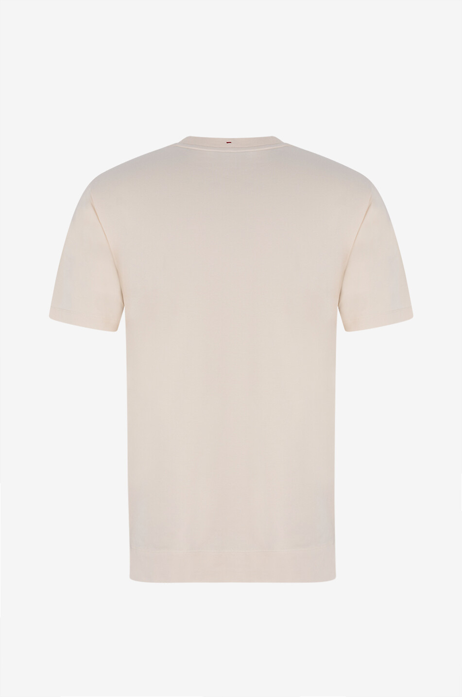MONCLER GRENOBLE T-Shirt mit Rundhalsausschnitt aus Baumwolle mit gesticktem Logo Herren CREMEFARBEN 2