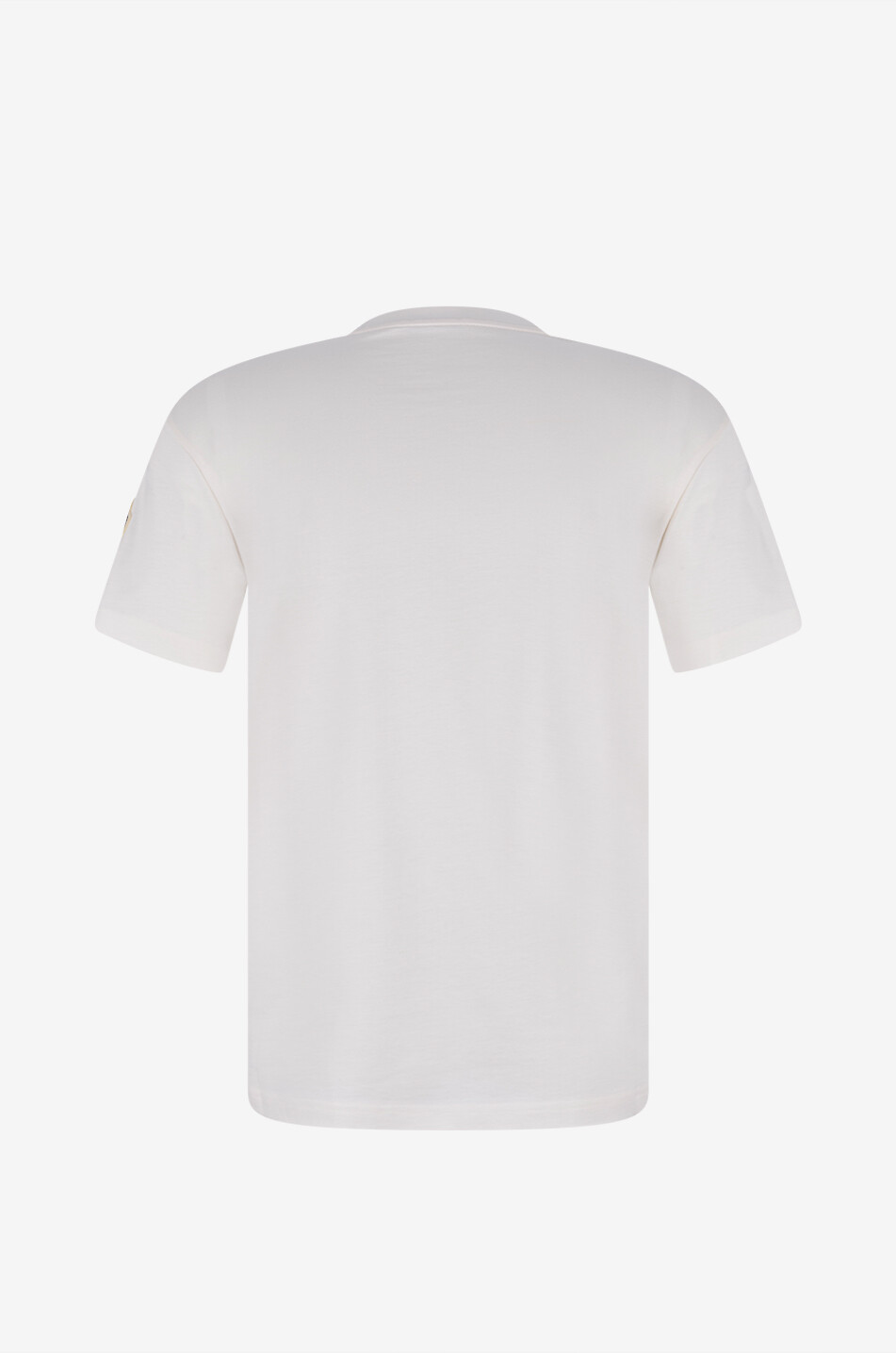 MONCLER Round-neck cotton jersey T-shirt Men WHITE 2