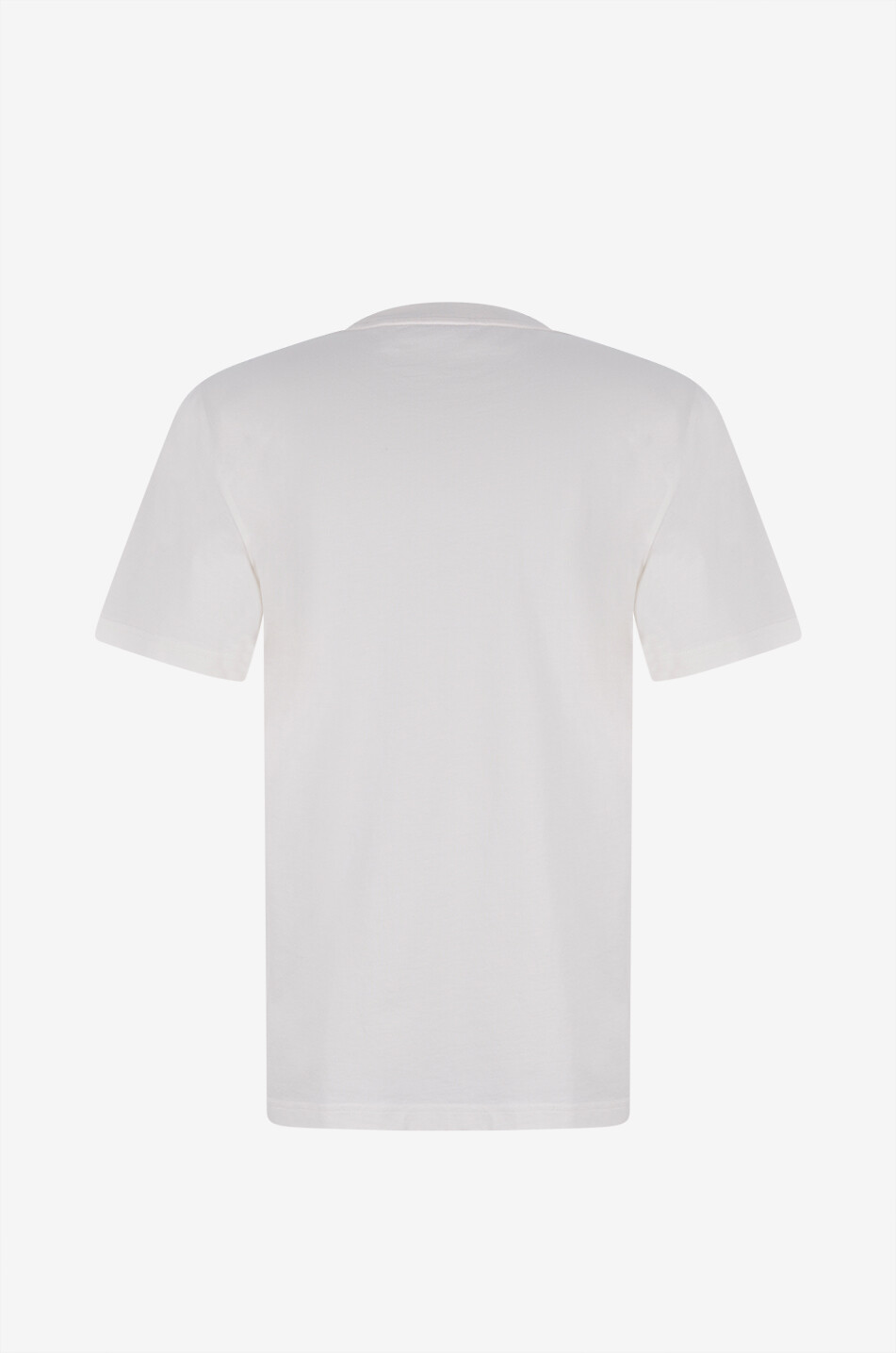 MONCLER T-Shirt mit Rundhalsausschnitt aus Baumwolle bestickt Herren WEISS 2