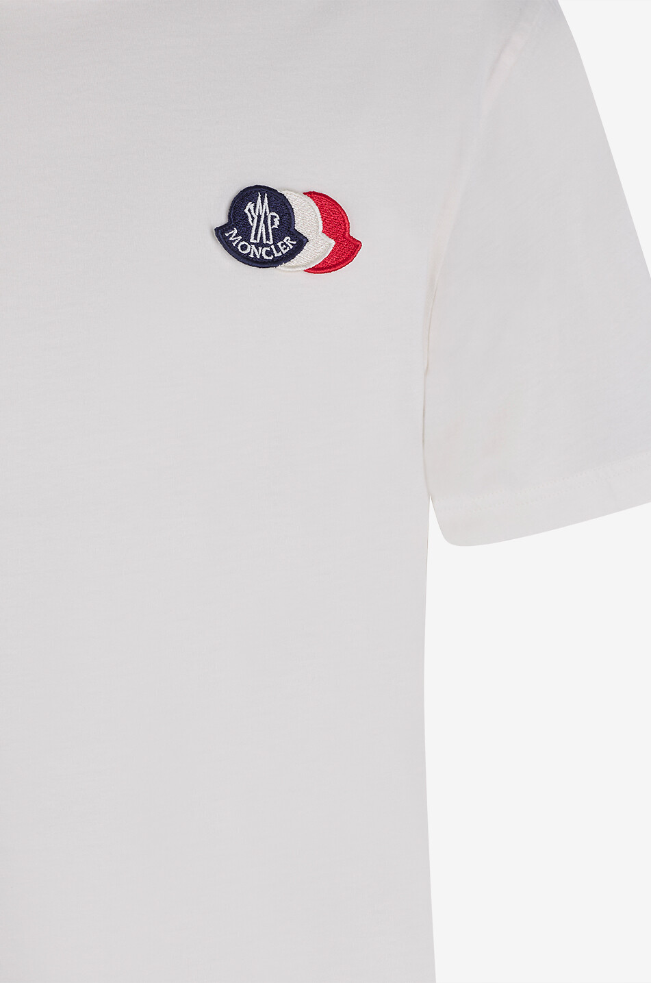 MONCLER Round-neck jersey cotton t-shirt Men WHITE 3