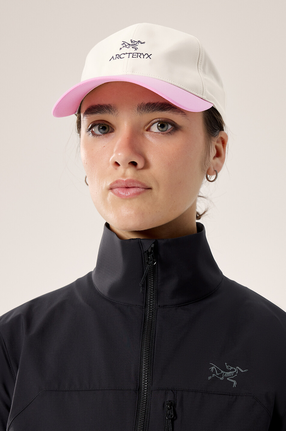 ARC'TERYX Bird Word lightweight nylon baseball cap Men EGGSHELL 3