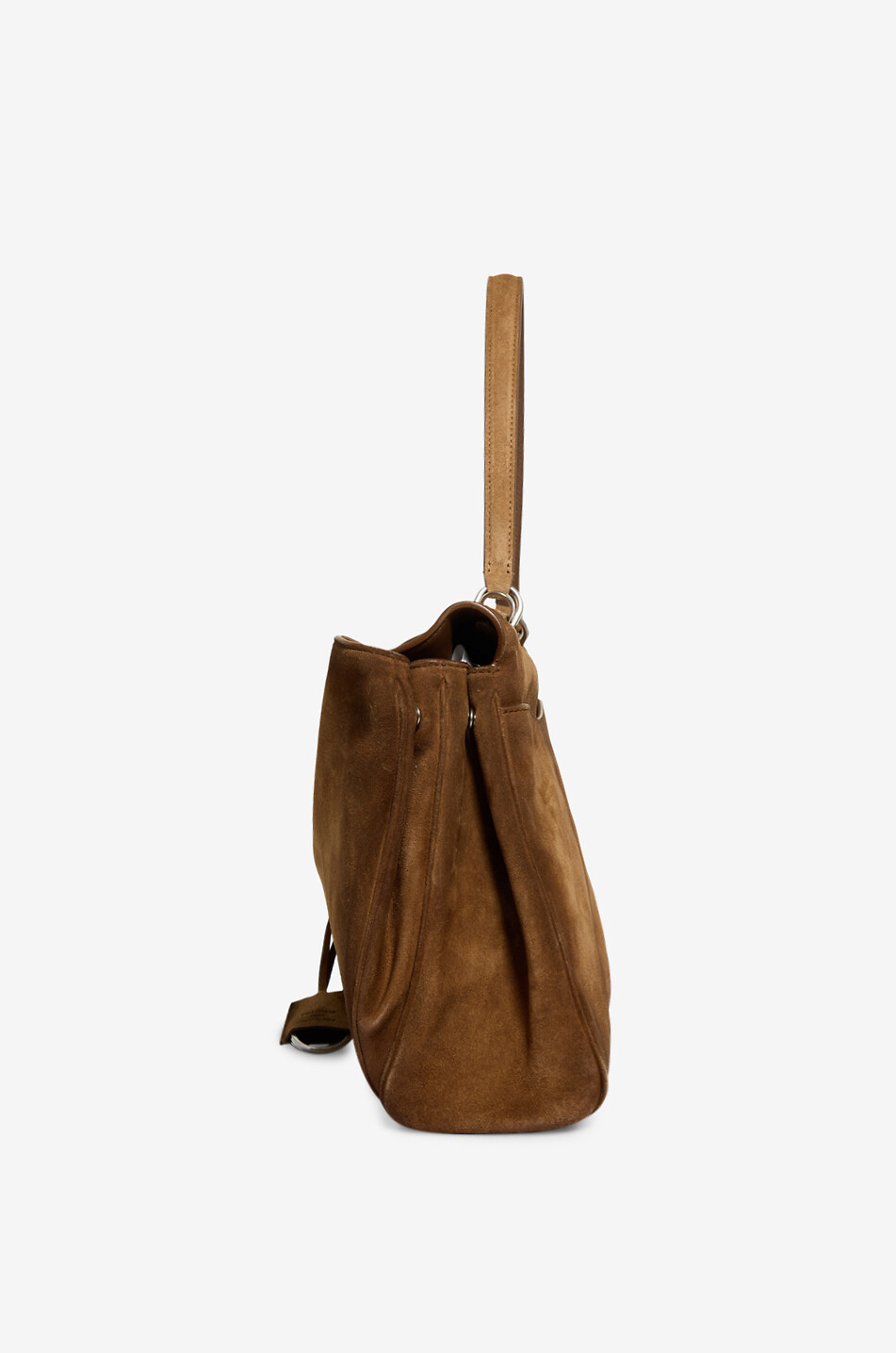 BALENCIAGA Sac à main en daim Rodeo Moyen Femme CAMEL 4