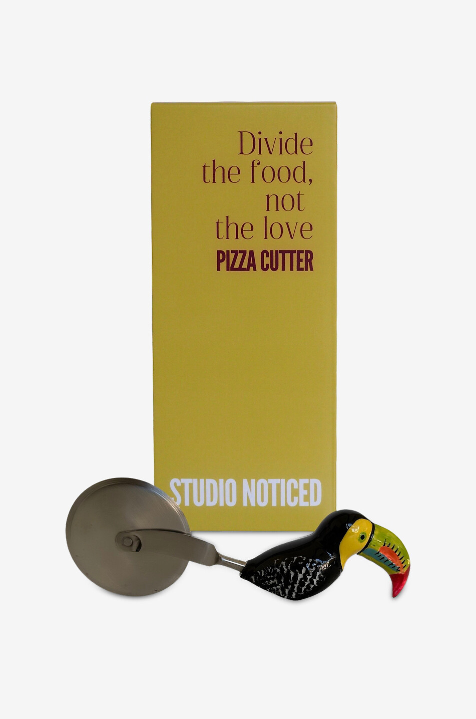 STUDIO NOTICED Pizzaschneider aus Edelstahl Toucan Haus BUNT 2