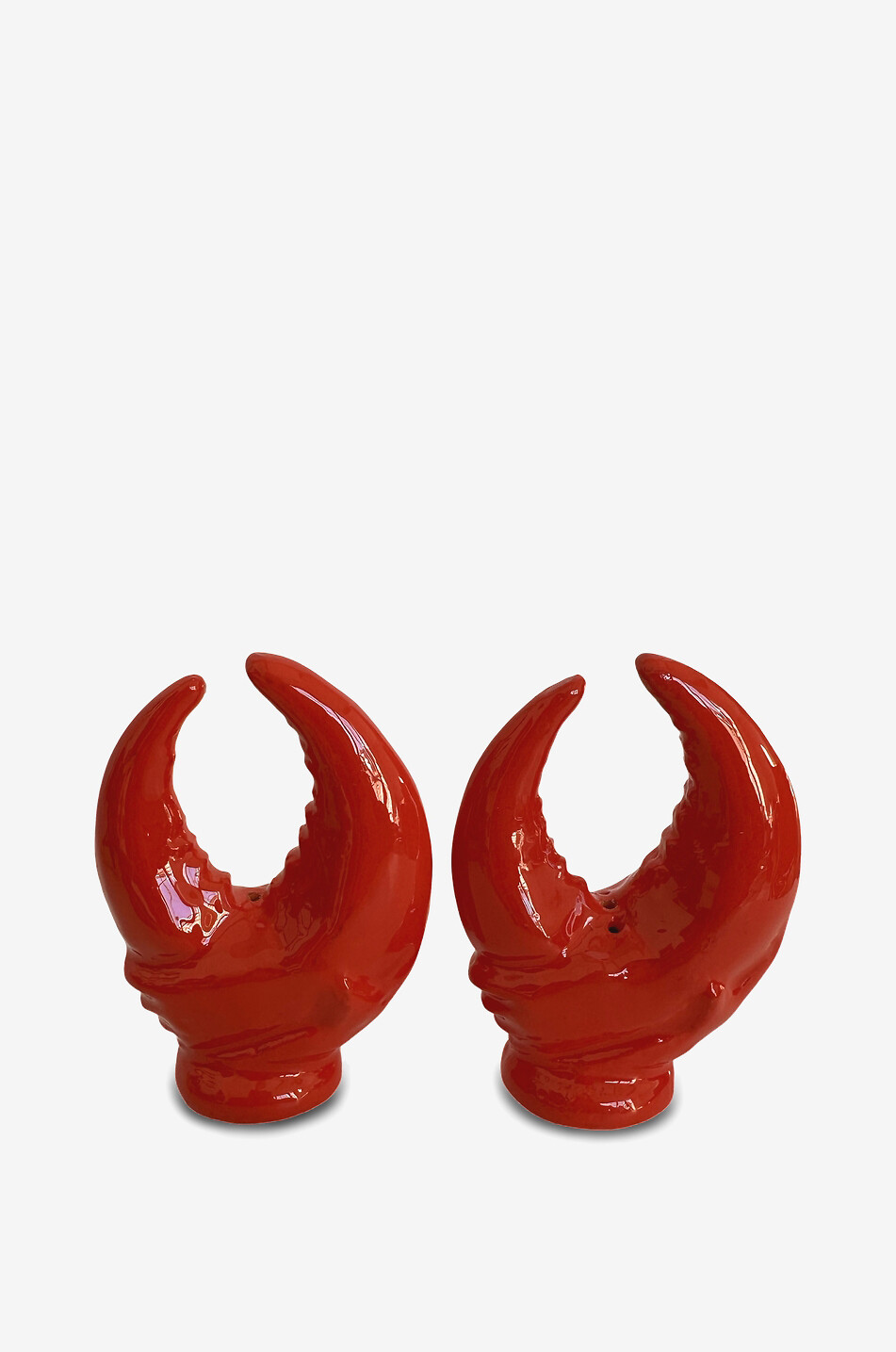 Salière et poivrière en métal Lobster Leg