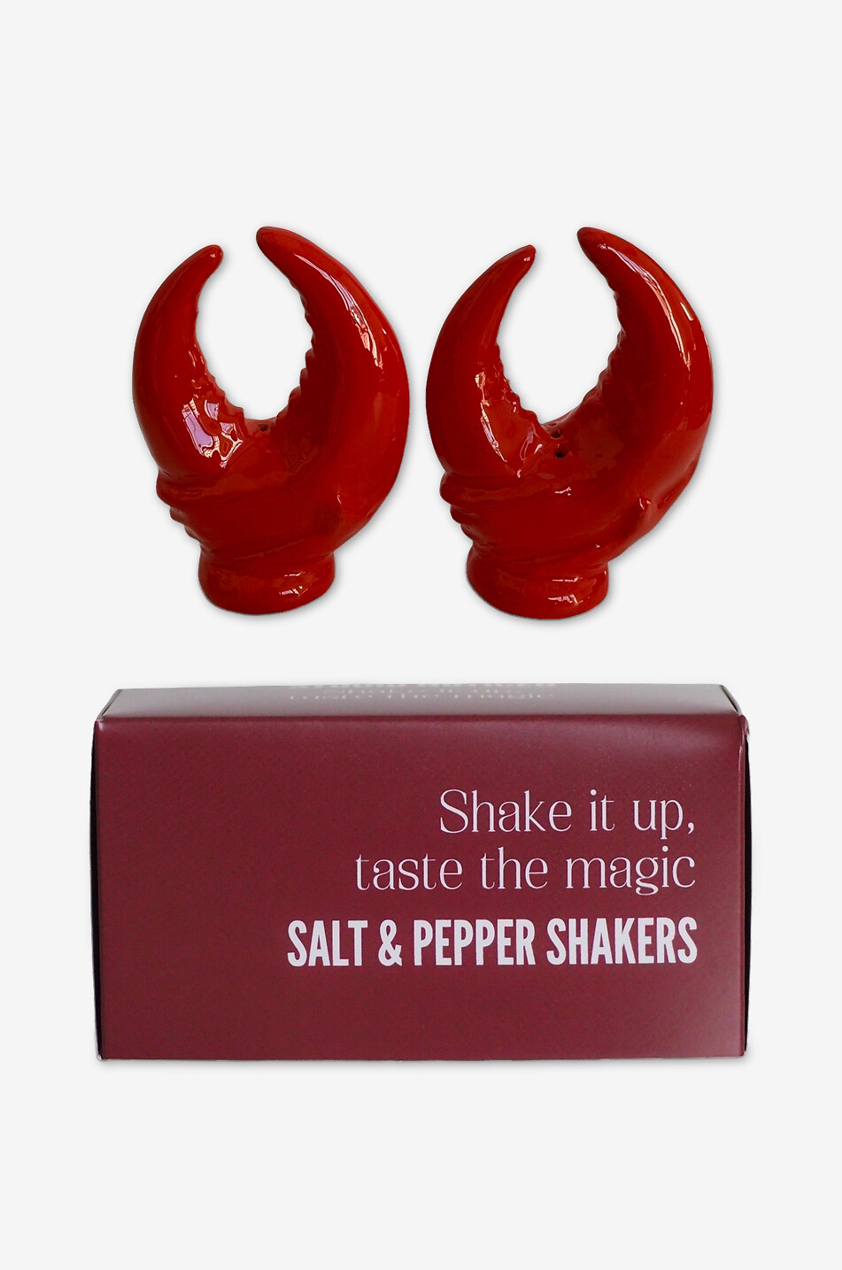 STUDIO NOTICED Salière et poivrière en métal Lobster Leg Maison ROUGE 2